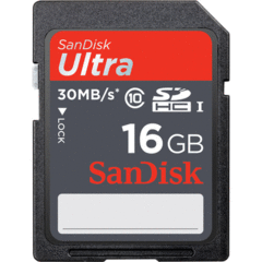 SanDisk Ultra SDHC Class 10 UHS-I 16GB