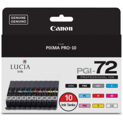 Canon LUCIA PGI-72 10-Color Ink Tank