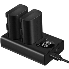 ESDDI 2-Pack LP-E6 Batteries with USB Charger