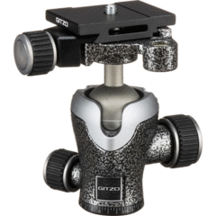 Gitzo GH1382TQD Series 1 Traveler Center Ball Head with Arca-Type Screw Knob QR Receiver