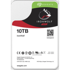 Seagate 10TB IronWolf 7200 rpm SATA III 3.5" Internal NAS HDD (CMR, Retail)