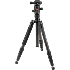 Oben CT-3565 Carbon Fiber Travel Tripod and BZ-217T Triple-Action Ball Head