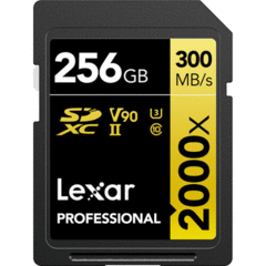 Lexar 256GB Professional 2000x UHS-II SDXC