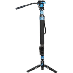 Sirui P-424FS Carbon Fiber Monopod with VA-5X Video Head Kit