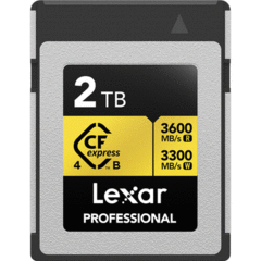 Lexar 2TB Professional GOLD CFexpress 4.0 Type B