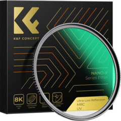 K&F Concept Nano-X Series Ultra-Low Reflection UV Filter (77mm)